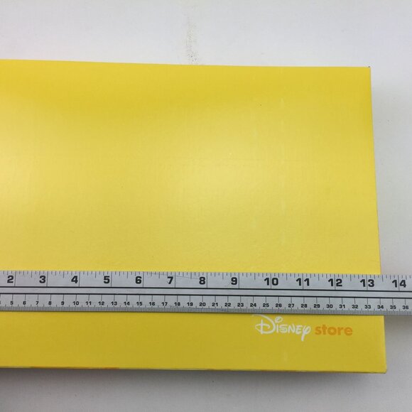 Vintage 90s Disney Store Mickey Pluto Donald Goofy Yellow Shopping Gift Box - Picture 4 of 10